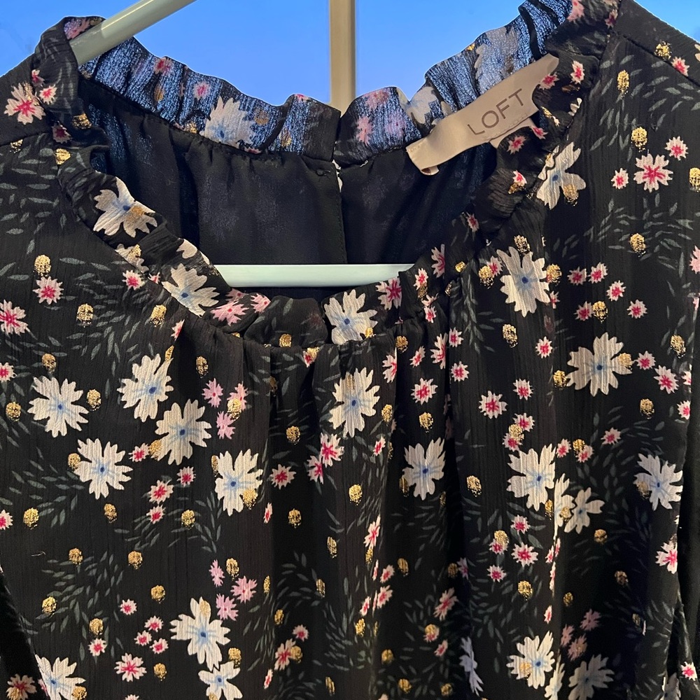 Floral Peplum Blouse